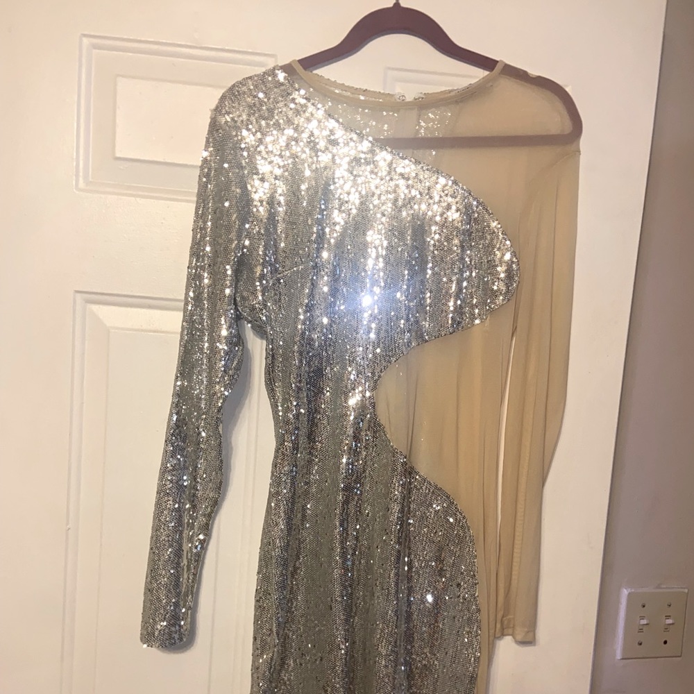 Glamour / Mesh Bodycon Dress